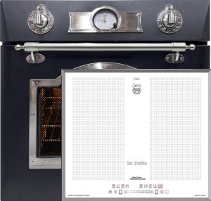 Kaiser Empire EH 6355 Em Sil Einbau Elektrobackofen 60 cm 67 L+ KCT  67 FIW  Induktion Kochfeld 60 cm
