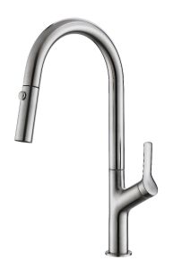 Gurari 7723  Küchenarmatur Edelstahl-Design & herausziehbarer Komfort Armatur