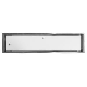 Gurari GCH 974 SU 120 Diamond Dunstabzugshaube Deckenhaube 120 x 30 cm 850m³/h Edelstahl Weißglas