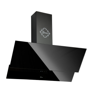 Gurari GCH D 268 BL Prime Dunstabzugshaube 80cm 1000m³/h kopffreihaube Schwarz Glas TouchControl