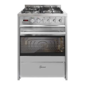 Gurari GCH E 610 X Gas Elektro Standherd 60 cm 60 L Erdgas Fl.Gas 4 Kw WOK