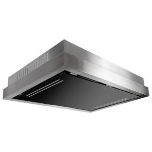 Gurari GCH C 343 IS 90 BL PRIME Dunstabzugshaube Umluft Deckenhaube 90 cm 1000m³/ h EBM Motor