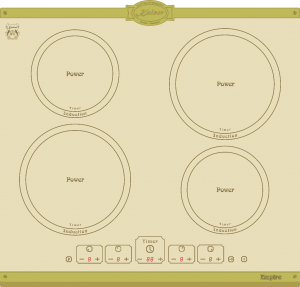 Kaiser Empire KCT 6195 IElfEm Induktionskochfeld 60cm Autark Kochfeld 4xQickHeat Zonen