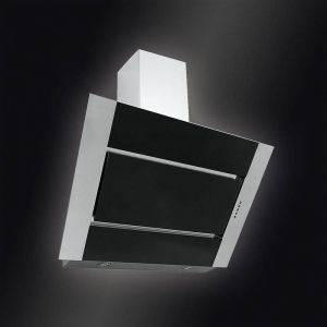 Dunstabzugshaube Baumann Perfetta 90schwarz kopffrei 90cm Schwarzglas 850m³/h