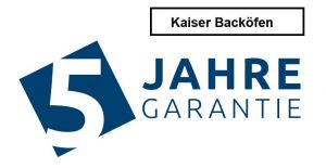 5 Jahres Garantie. Garantieverlängerung auf Kaiser Gas- und Elektro Backöfen