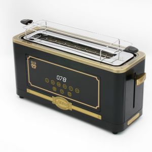  Kaiser Retro Toaster T 4000 Em, 6 verschiedene Toaststufen, Auftaufunktion, Aufwärmfunktion, Brötchenaufwärmrost