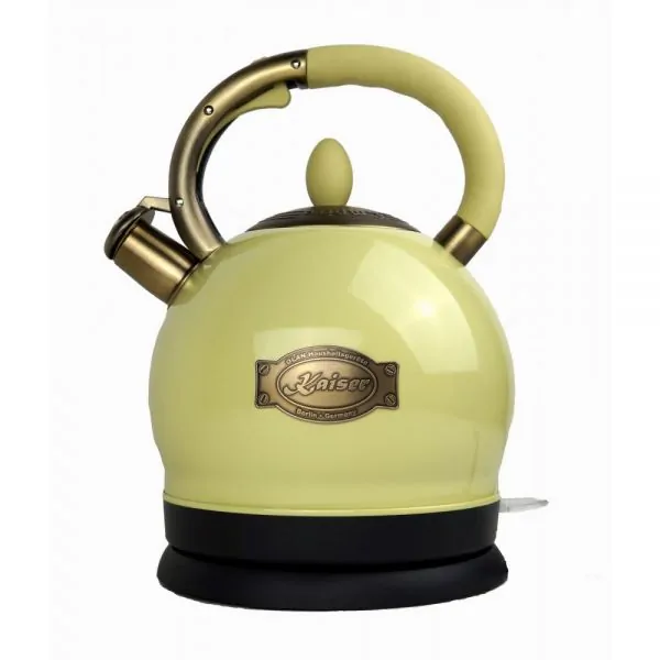 Exklusive Kaiser WK 2000 Nostalgie Wasserkocher Teekocher 2L Kontroll LED 1800W 