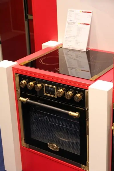 Kaiser Induktions Herd-Set Art Deco EHC 6776 I AD Retro Herdset Backofen mit Induktionskochfeld
