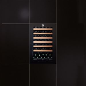 Swisscave Weinkühlschrank WLI-160 F 1-Zonen Weinkühlschrank für Kücheneinbau | 45 Flaschen | 88cm (H)