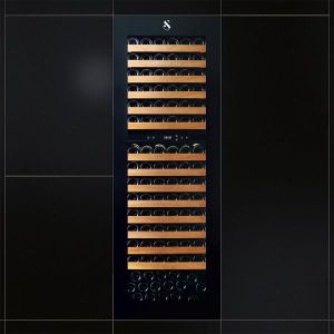 Swisscave Weinkühlschrank WLI-460DF-MIX 2-Zonen Weinkühlschrank für Kücheneinbau | 94 Flaschen | 182cm (H)