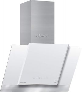 Kaiser AT 6438 FW ECO Dunstabzugshaube 60cm kopffrei Wandhaube Weiß Glas 910m³/h TouchControl