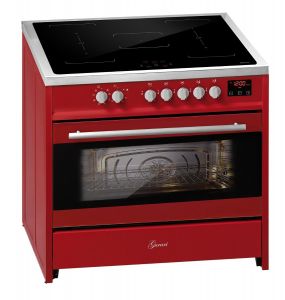 GURARI Induktions-Standherd E 913 R, 121 L, 90 cm, Range Cooker