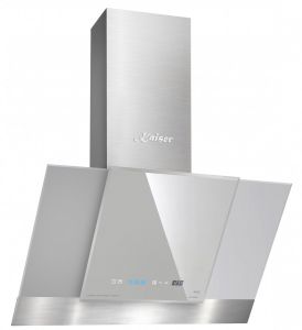 Kaiser AT 8438 FW ECO Dunstabzugshaube 80 cm kopffrei EEK:A Wandhaube Weißglas 910m³/h TouchControl