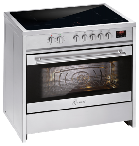 Induktionsherd mit Backofen
