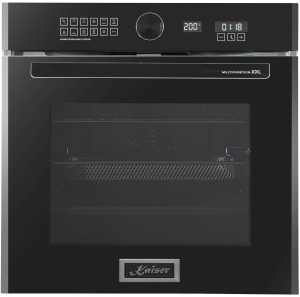 Kaiser EH 6452 Einbau Backofen XXL 79L Air Fry Pizzastein Heißluftsystem Selbstreinigung Schwarz
