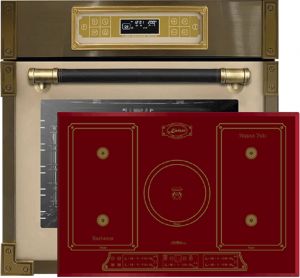 Kaiser Herd-Set EH 6726 ElfAD Einbaubackofen+KCT 7797 FI RotEm   Induktionskochfeld 77 cm