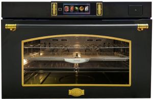 Kaiser EH 9361 AD – Art Deco Dampfbackofen 90 cm XXL Einbau Backofen mit 100 % Dampf, Air Fry und TFT FullTouch