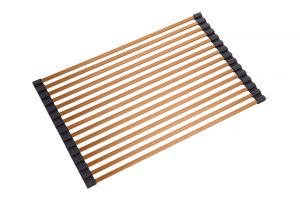 GURARI RM-2845-C Aufrollbare Abtropfmatte, Silikon + Edelstahl, 285x450 mm