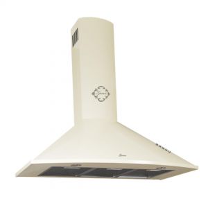 Gurari GCH 046 Dunstabzugshaube 90cm 1000m³/h Wandhaube Abzugshaube Creme