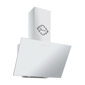 Gurari GCH 286 WH 8 Prime kopffrei Dunstabzugshaube 80 cm Weiß Glas, Abzugshaube 1000m³/h Energieeffizienzklasse: A mit Fernbedienung, Touch Control, Timer, Wandhaube Abluft/Umluft