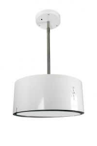 Gurari GCH I 237 50 WH Dunstabzugshaube 50 cm Inselhaube Weiß Glas 860 m³/h 