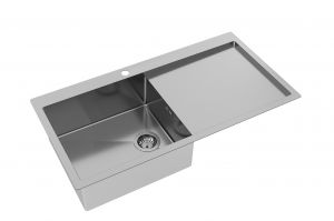 Gurari Edelstahlspüle LUN101 M-L 1000 x 510 mm Spüle Premium-Qualität