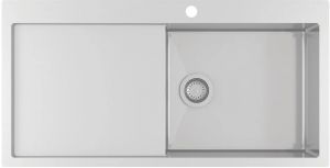 Gurari Edelstahlspüle LUN101 M-R 1000 x 510 mm Spüle Premium-Qualität