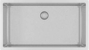 Gurari NOVA100B Einbau Spüle Edelstahlspüle inkl. Siphon,790x450 Einzelbecken