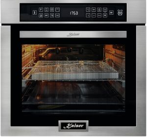 Kaiser EH 6306 N R Edelstahl Einbau Backofen XXL 86L Air Fry Bratautomatik Heißluftsystem PLUS 